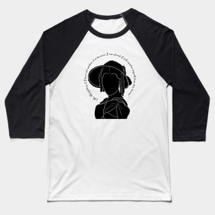 Jane Austen Emma Dream Quote text design Baseball T-Shirt